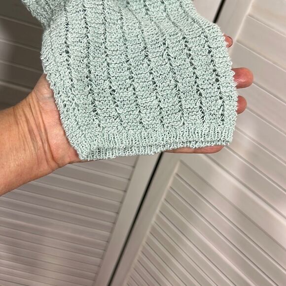 J. Jill  Sweater LP Large Petite Aegean Mist Knit NWOT - Picture 9 of 13